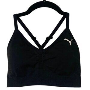 Puma Black Sports Bra in EUC. Women's size XS.